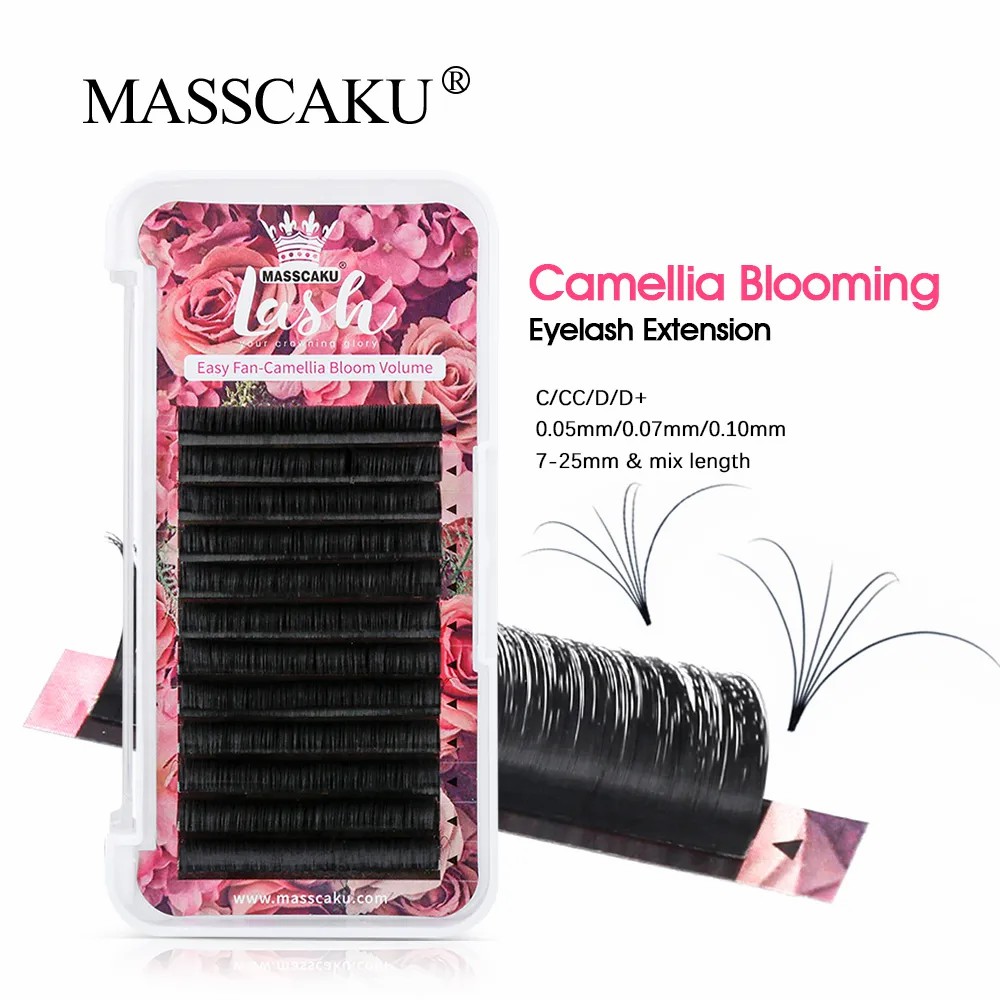 Eyelash Extension Human Hair - MASSCAKU Extensions de cils volume facile