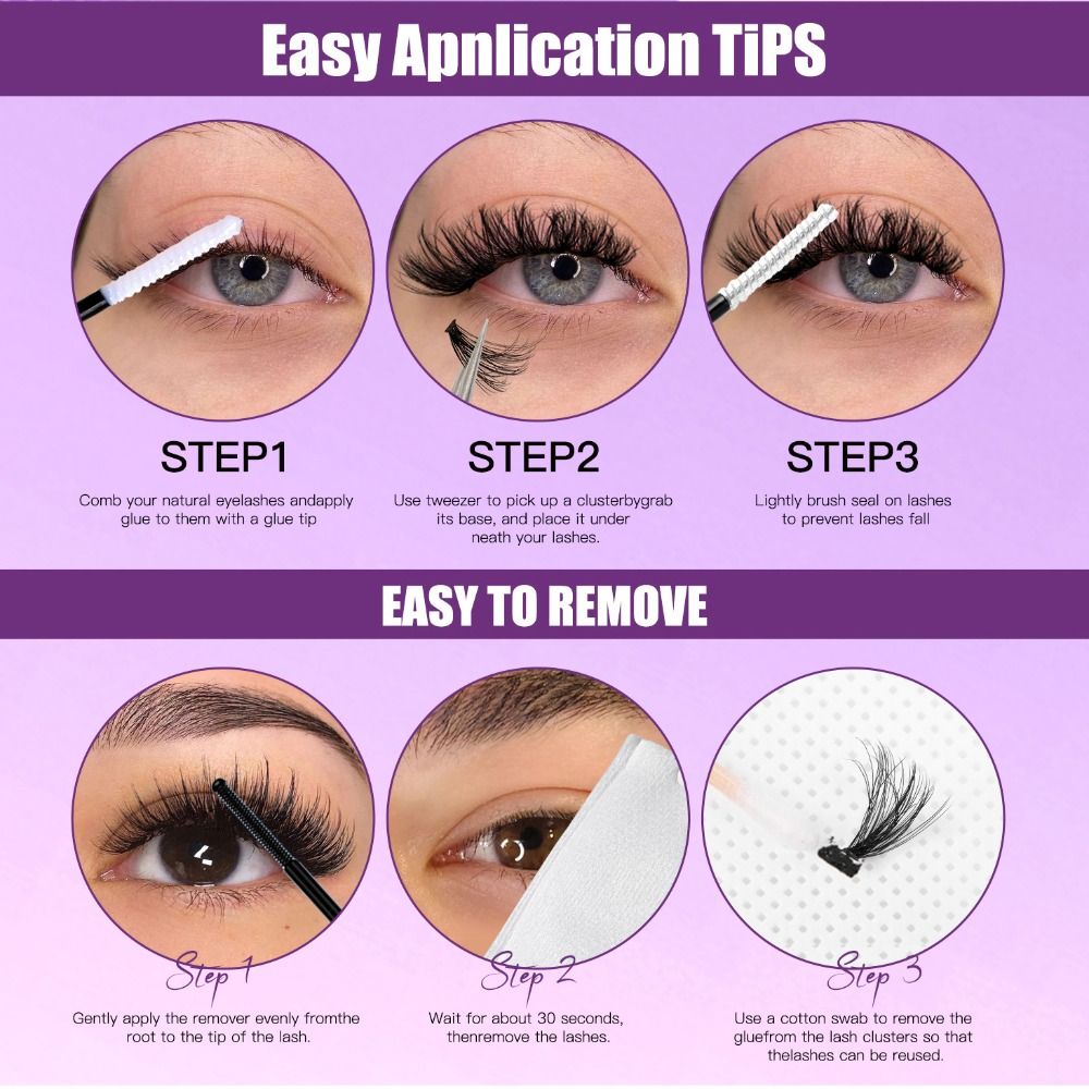Faux cils à l'aspect naturel,  - Eyelash Extension Look avis et prix