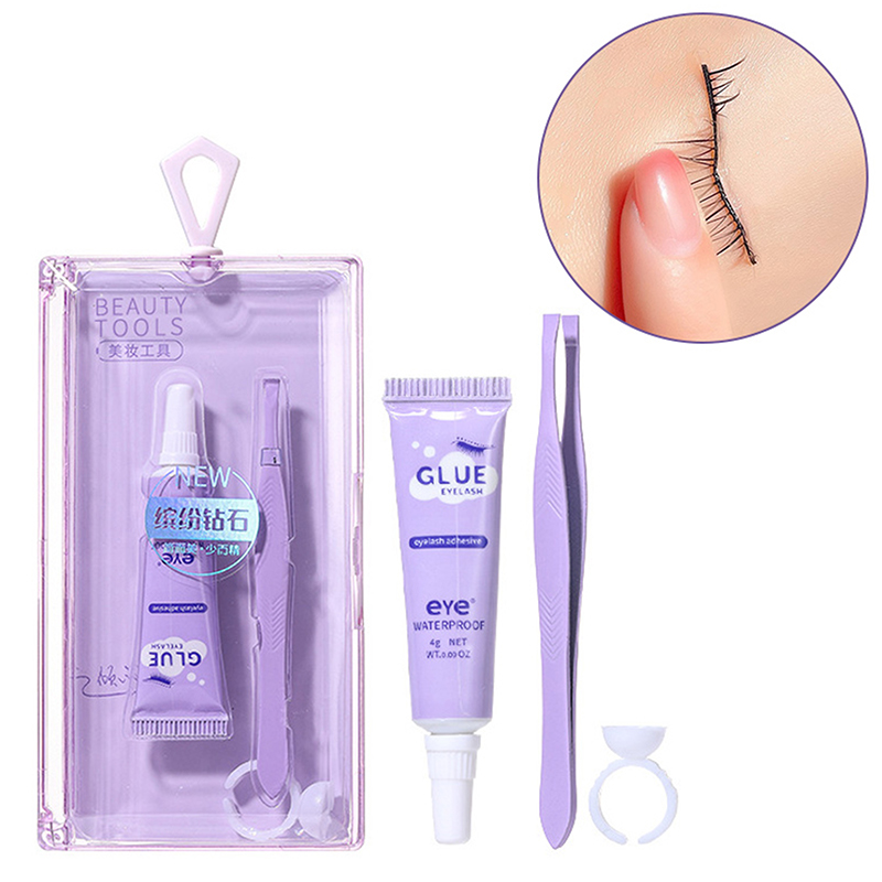 Colle pour cils avec pince à é - Eyelash Extension Eye Irritation avis et prix